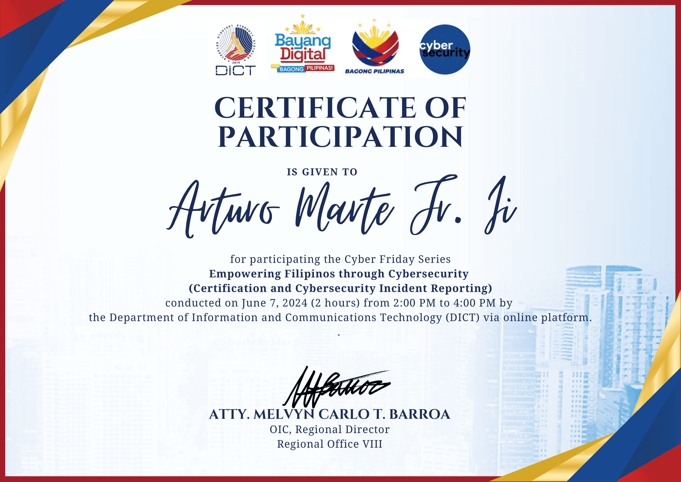 Empowering Filipinos through Cybersecurity