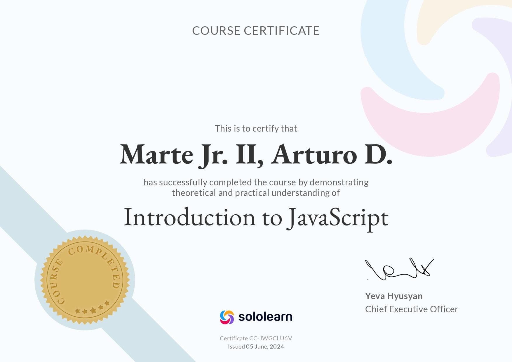 Introduction to Javascript